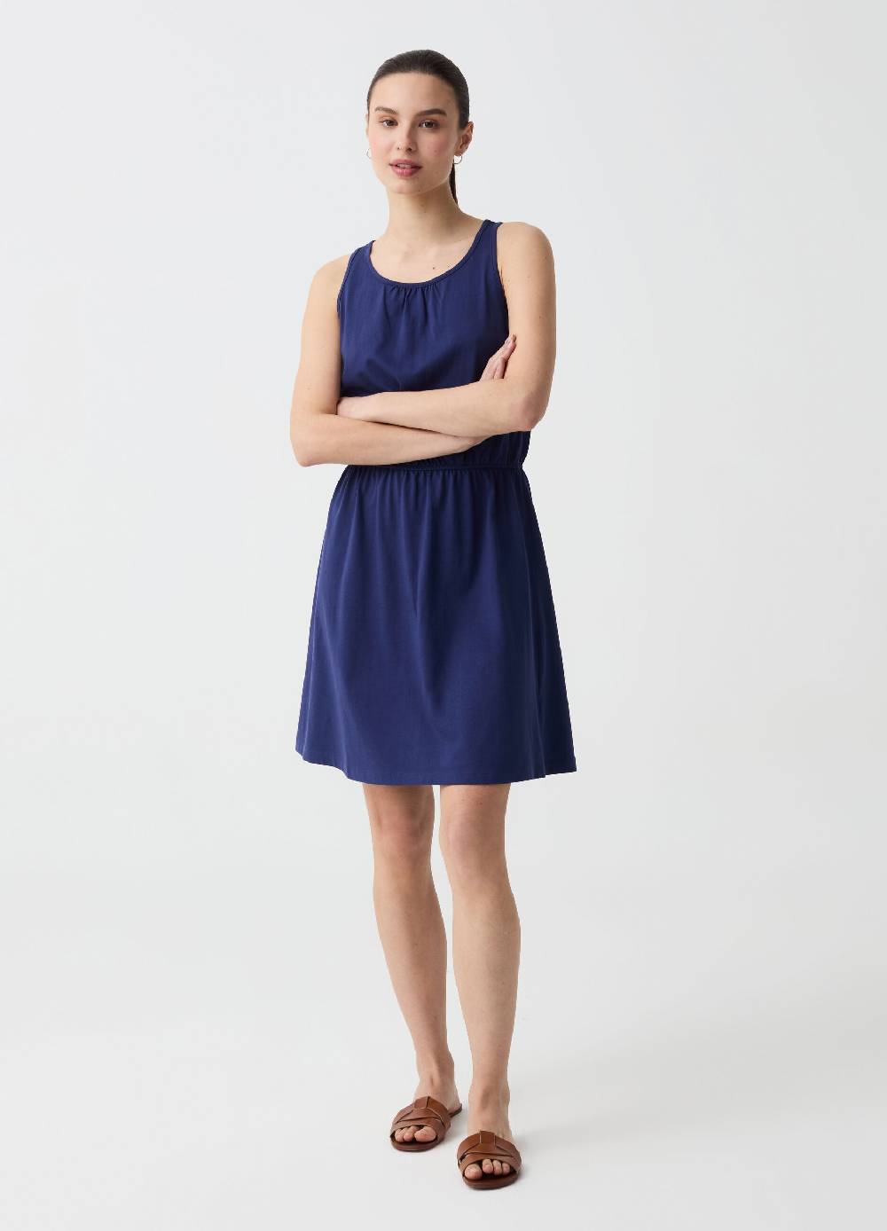 Ovs Abito Essential smanicato in cotone 2025