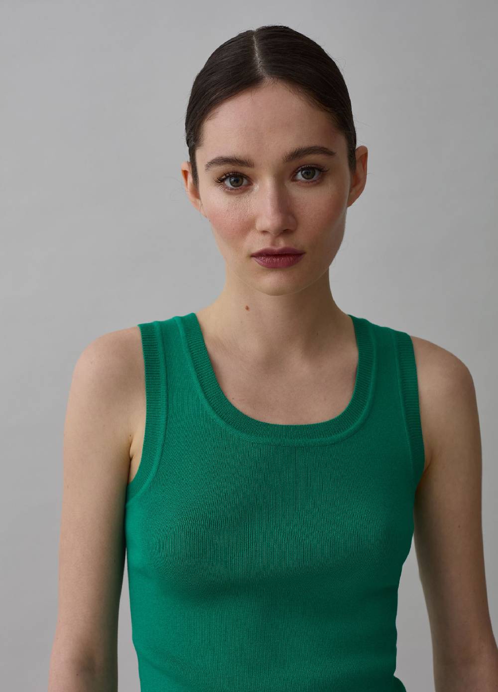 Ovs Tank top a costine con scollo rotondo Qualità