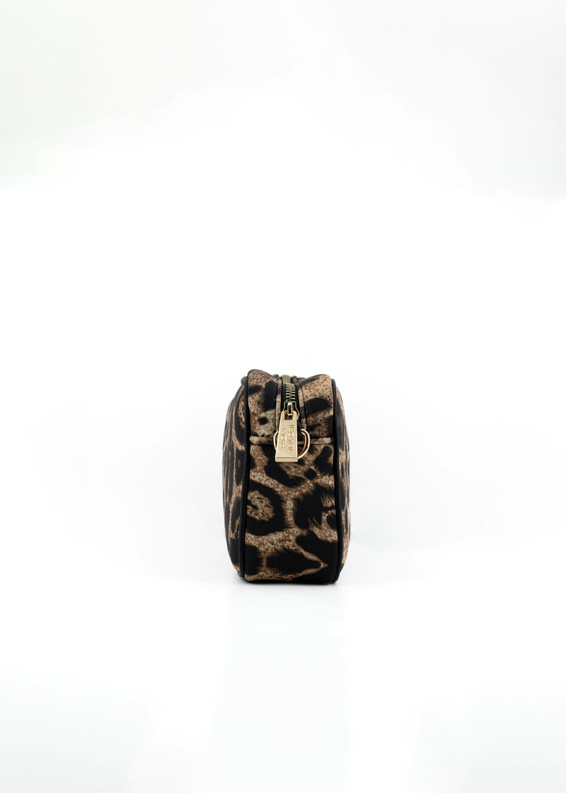 Paola T. Borsa a tracolla in neoprene con dettagli oro Offerta