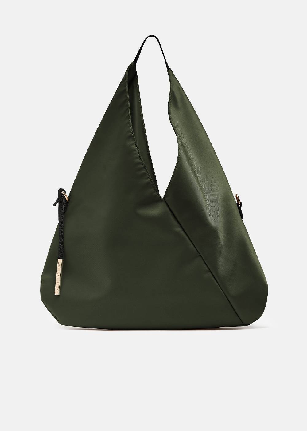 Paola T. Sacca hobo in nylon con dettagli oro Moda