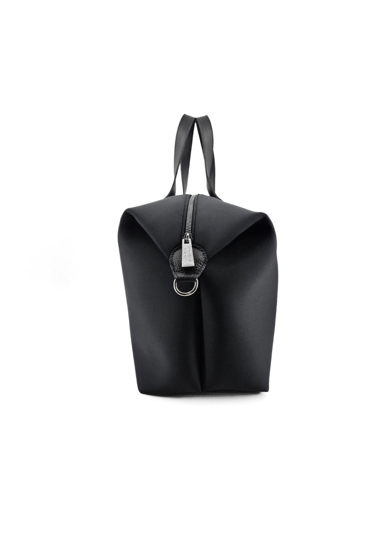 Paola T. Bauletto medium in neoprene con dettagli argento 2025