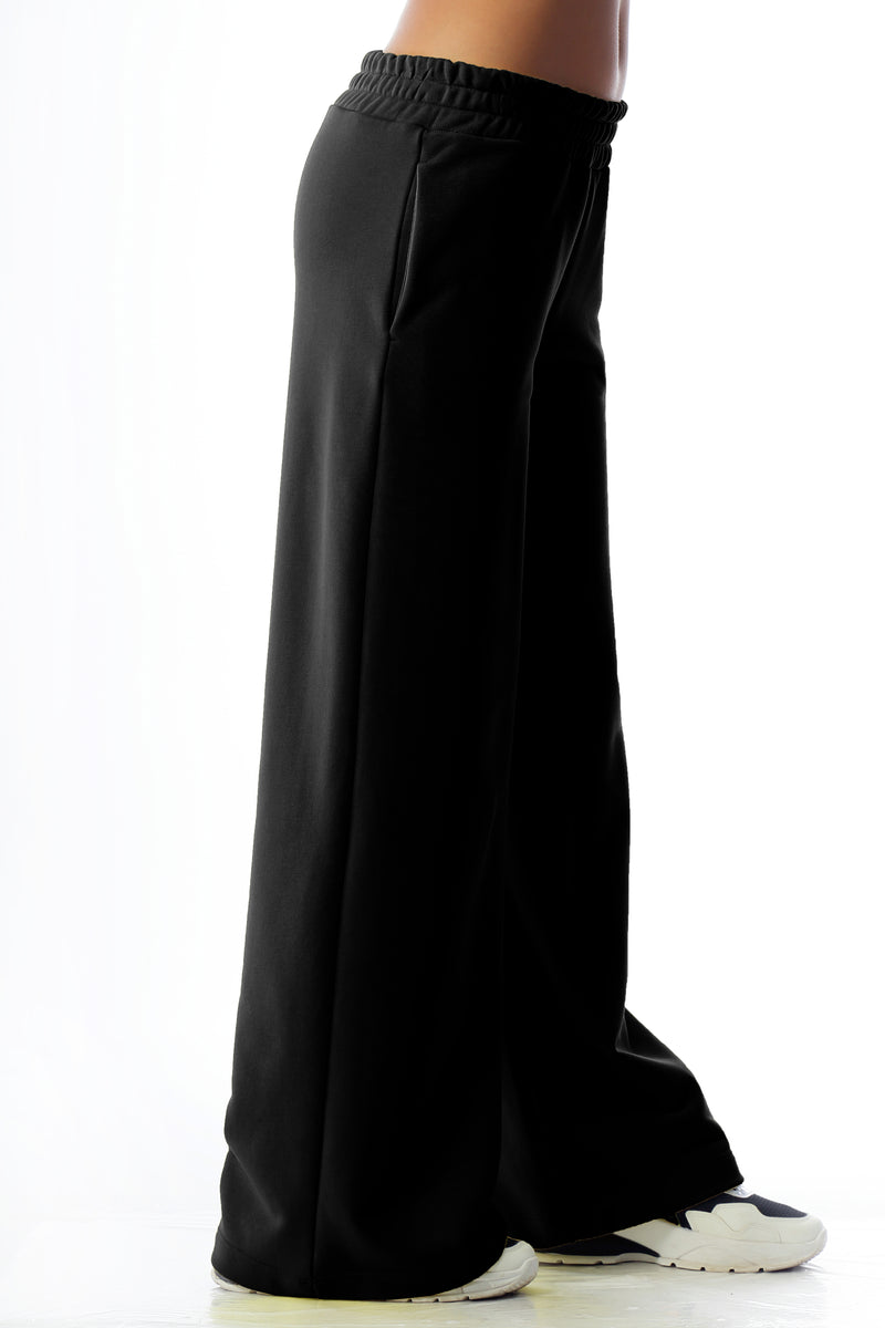 Paola T. Pantalone palazzo in cotone stretch Negozio