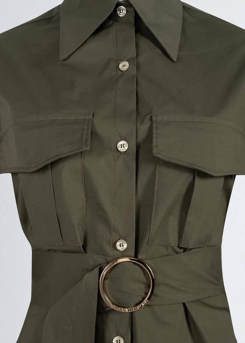 Paola T. Abito camicia in cotone Italy