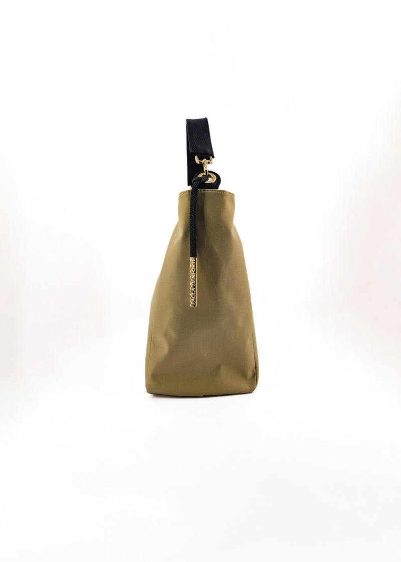Paola T. Sacca in nylon con dettagli oro Offerte