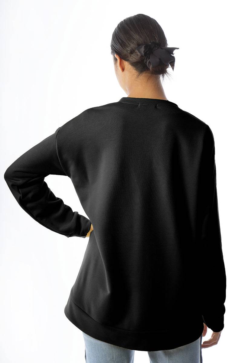 Paola T. Felpa in cotone stretch Saldi