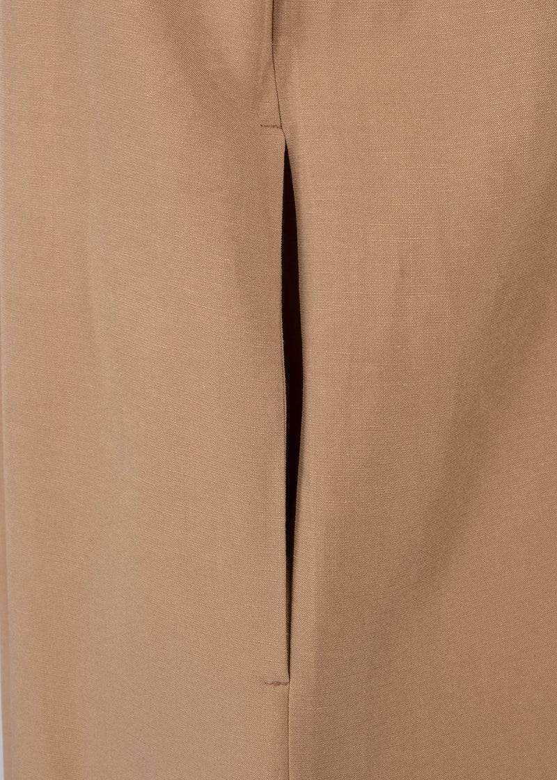 Paola T. Abito lungo lino e viscosa Moda