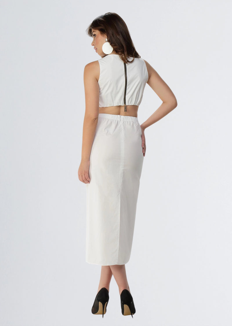 Paola T. Abito CUT-OUT in cotone stretch Hotsell