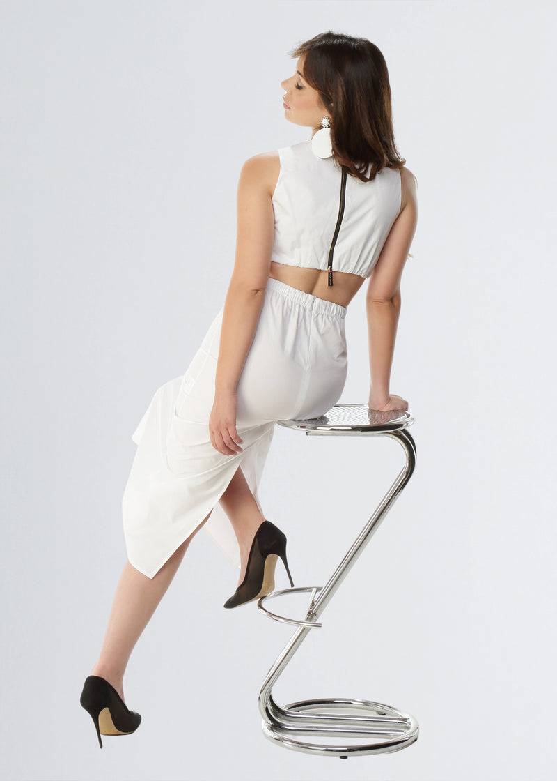 Paola T. Abito CUT-OUT in cotone stretch Hotsell