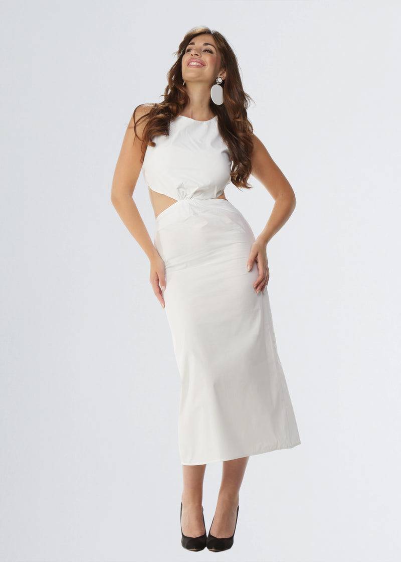 Paola T. Abito CUT-OUT in cotone stretch Hotsell