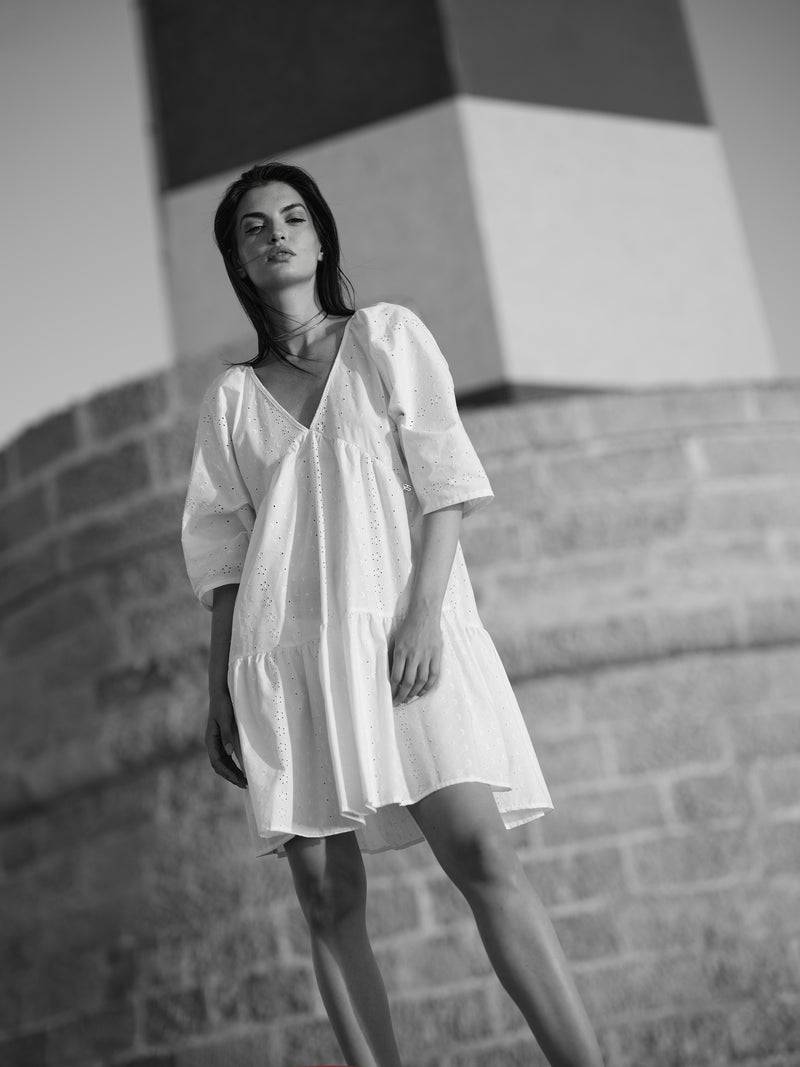 Paola T. Abito in cotone sangallo Nuovi prodotti