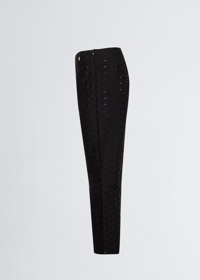 Paola T. Pantalone in cotone sangallo Prezzo basso