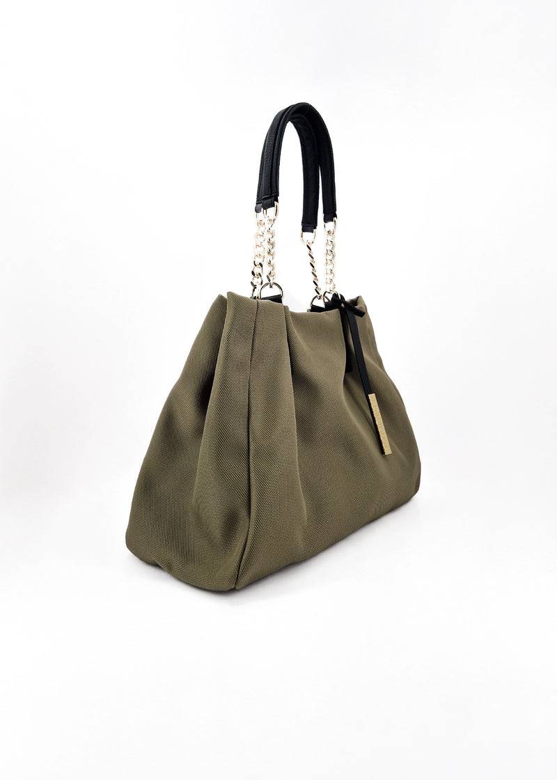 Paola T. Shopper in cordura con dettagli oro Offerta speciale della fabbrica