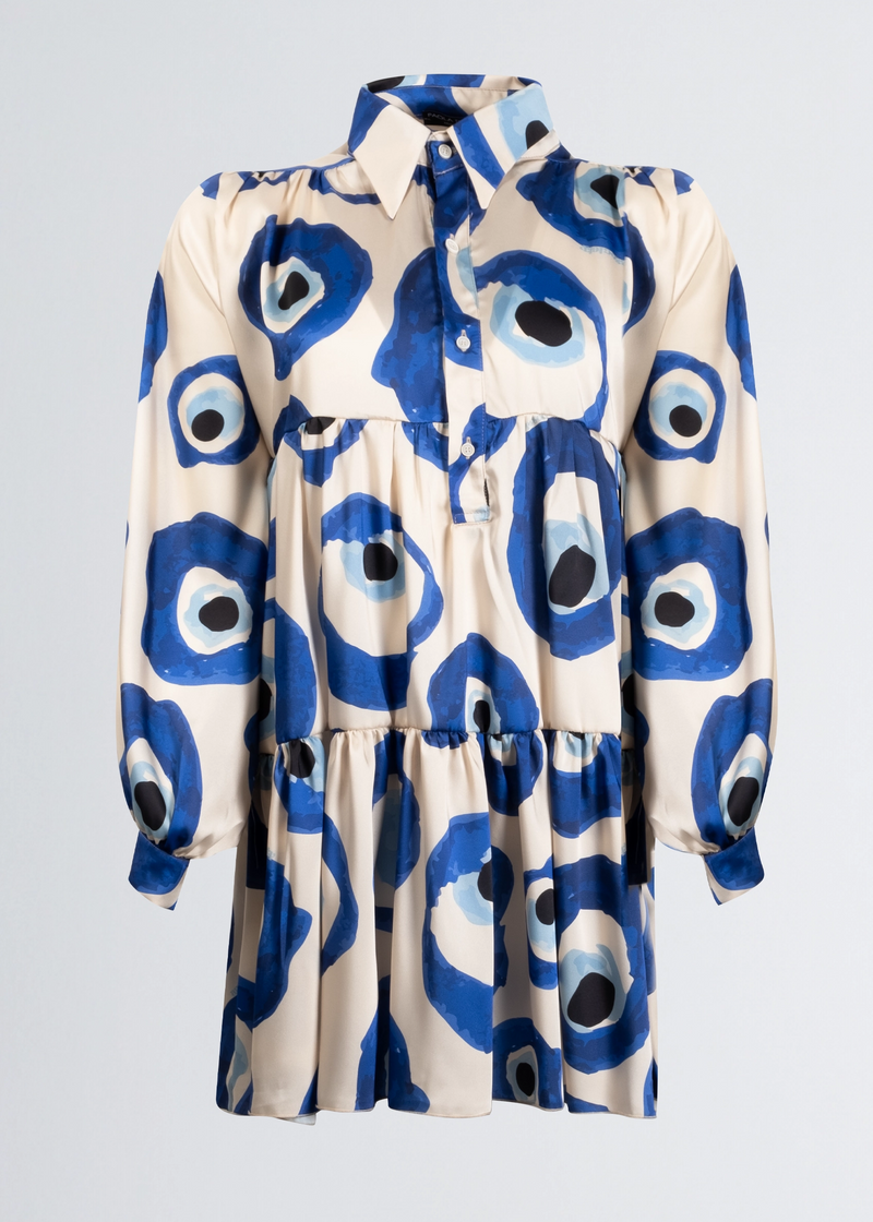 Paola T. Abito fantasia blue eye Sostegno trimestrale