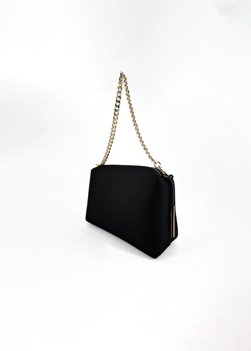 Paola T. Borsa a tracolla in traforato con dettagli oro Black Friday Prezzi