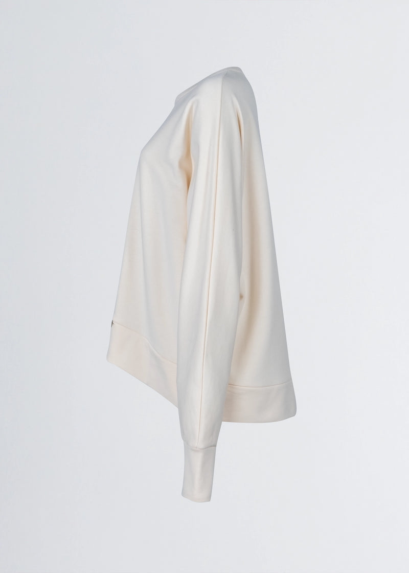Paola T. Felpa corta in cotone stretch In vendita