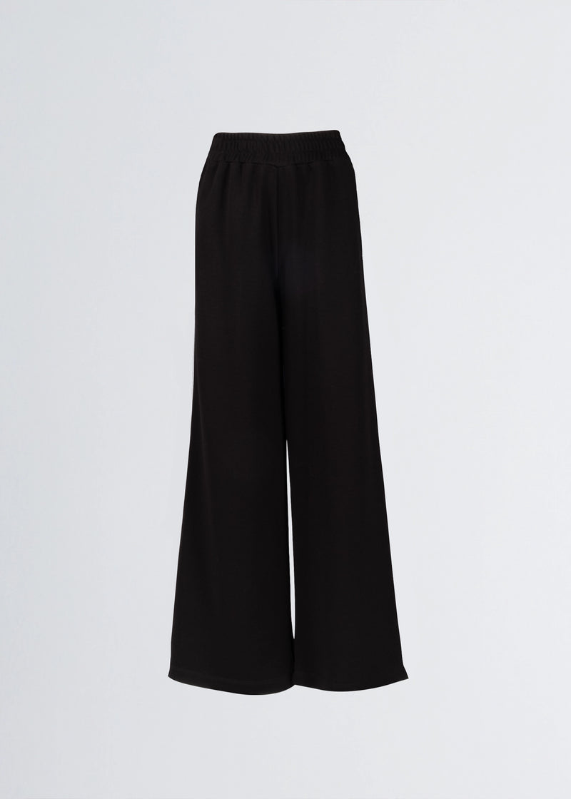 Paola T. Pantalone palazzo in cotone stretch In Linea
