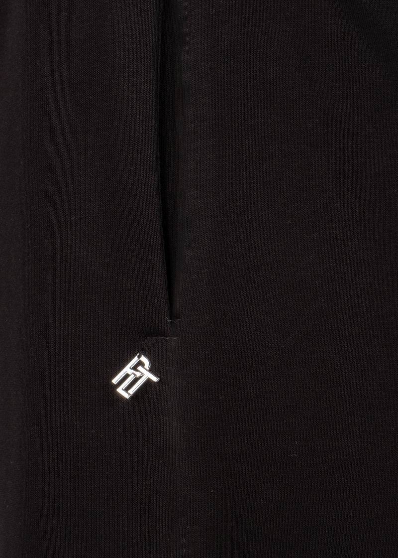 Paola T. Pantalone palazzo in cotone stretch In Linea