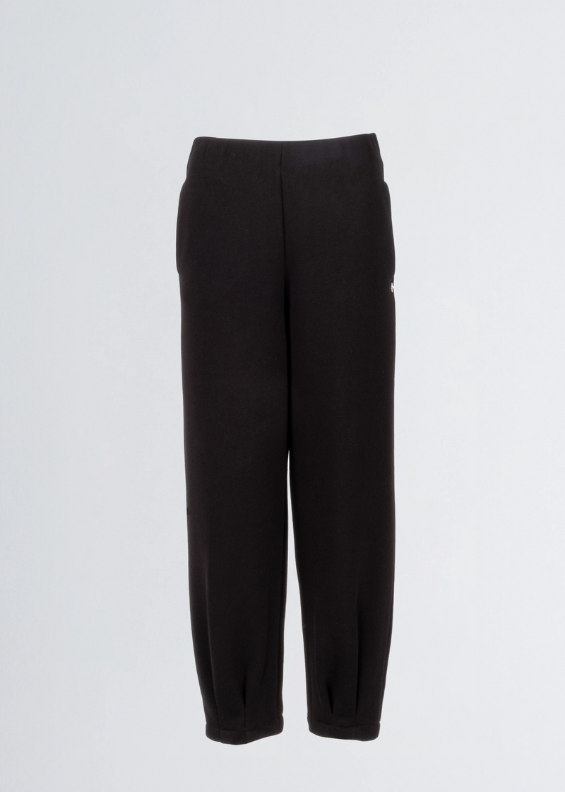 Paola T. Pantalone in cotone con pinces Qualità