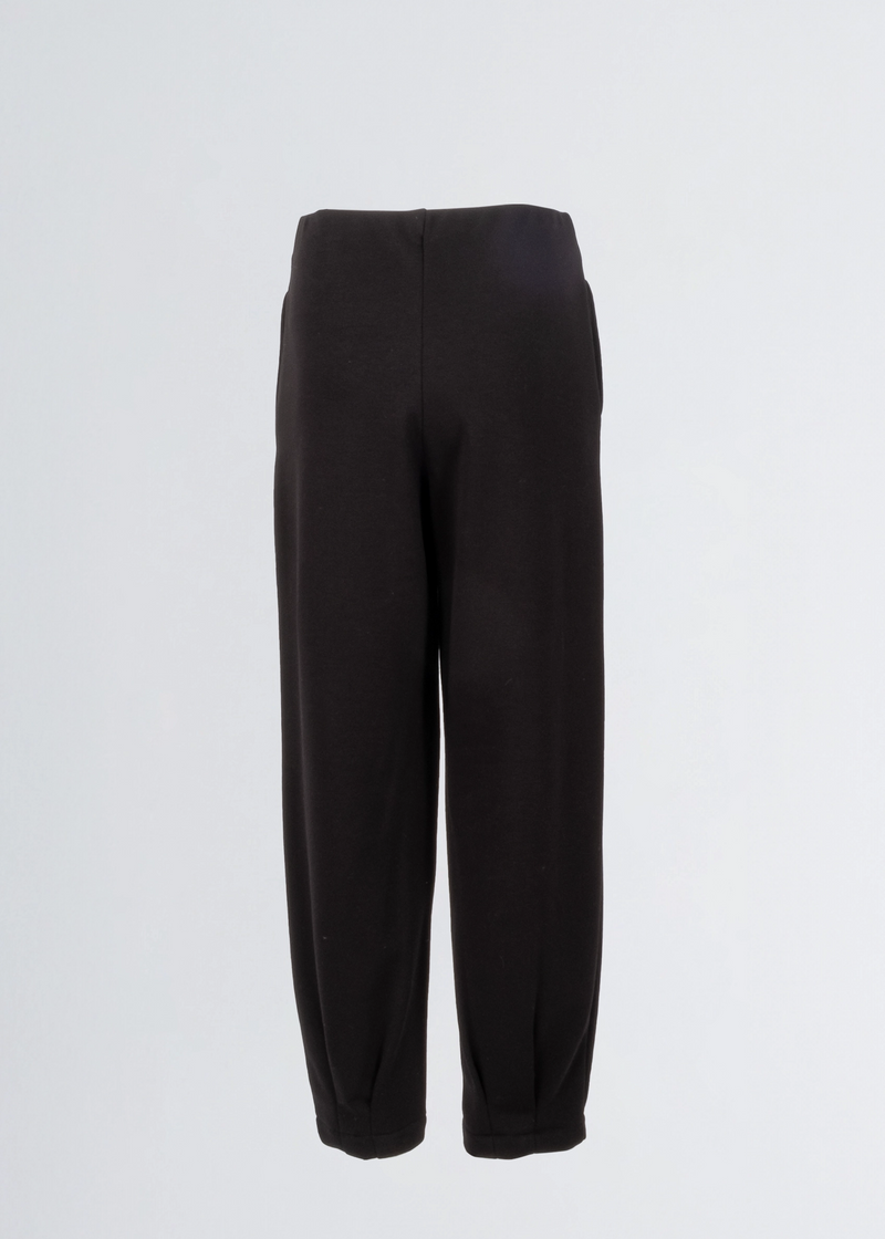 Paola T. Pantalone in cotone con pinces Qualità