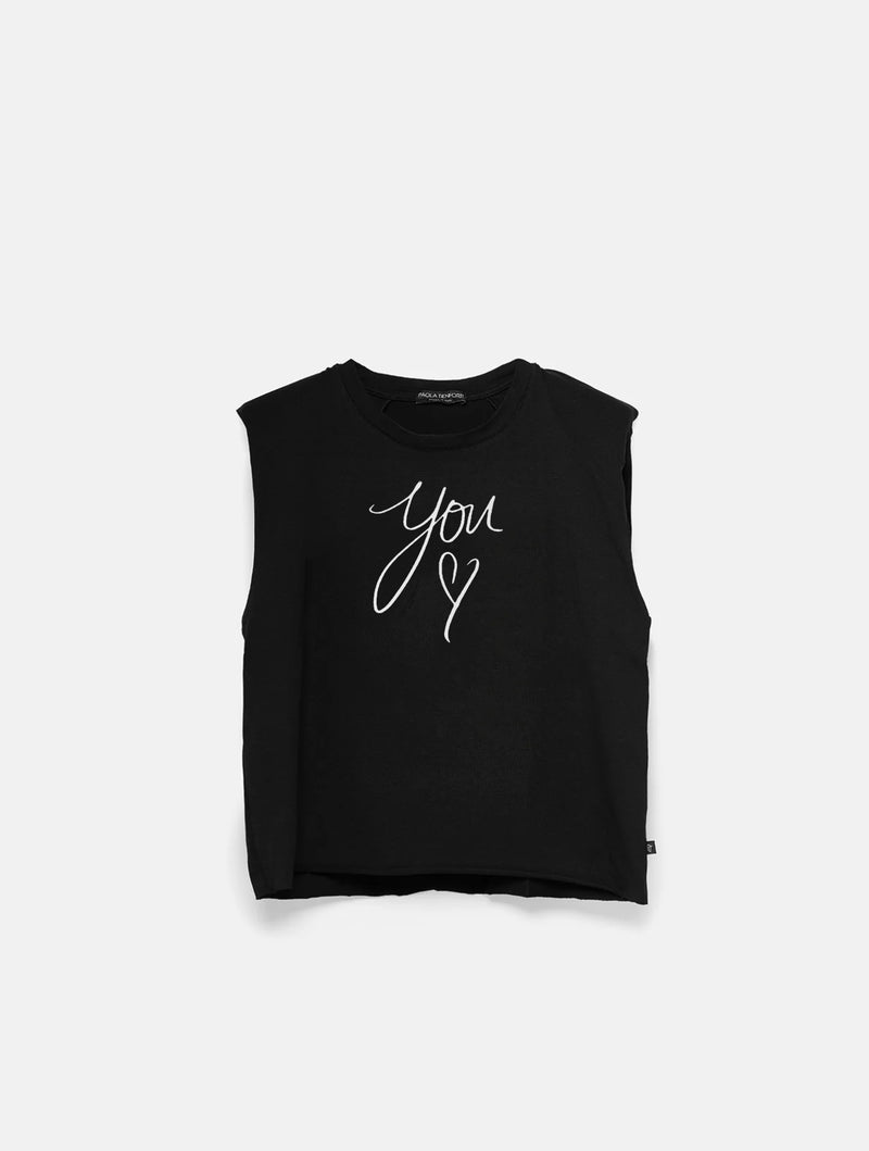 Paola T. T-shirt smanicata Prezzo di fabbrica
