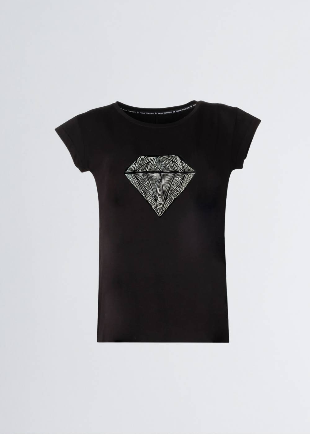 Paola T. T-shirt slim Diamond Fornitura limitata