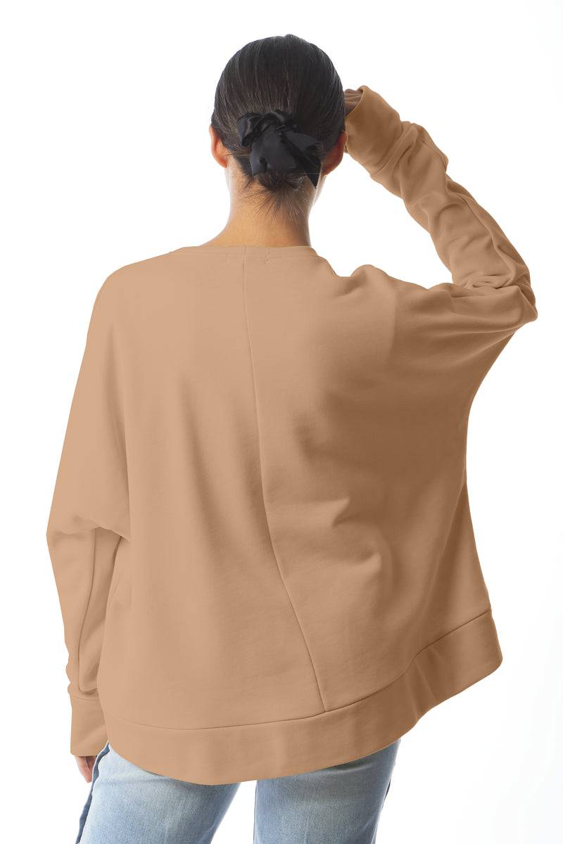 Paola T. Felpa corta in cotone stretch Liquidazione
