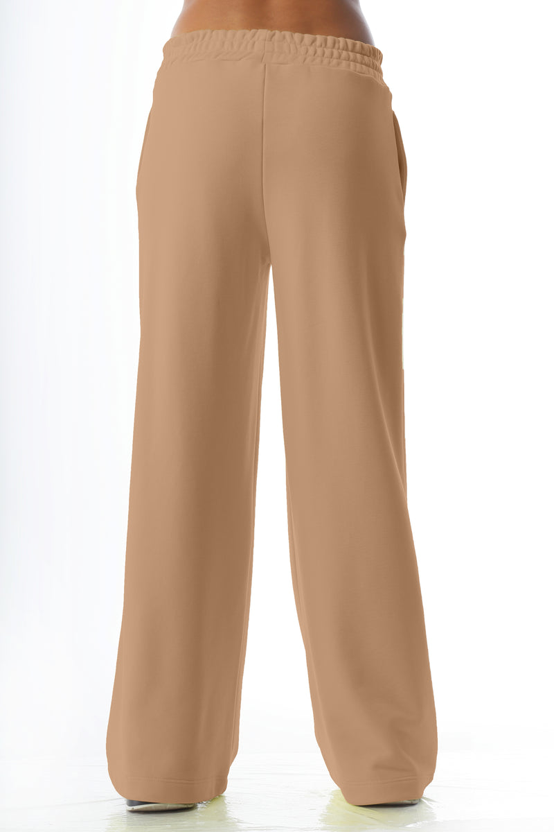 Paola T. Pantalone palazzo in cotone stretch Prezzo basso