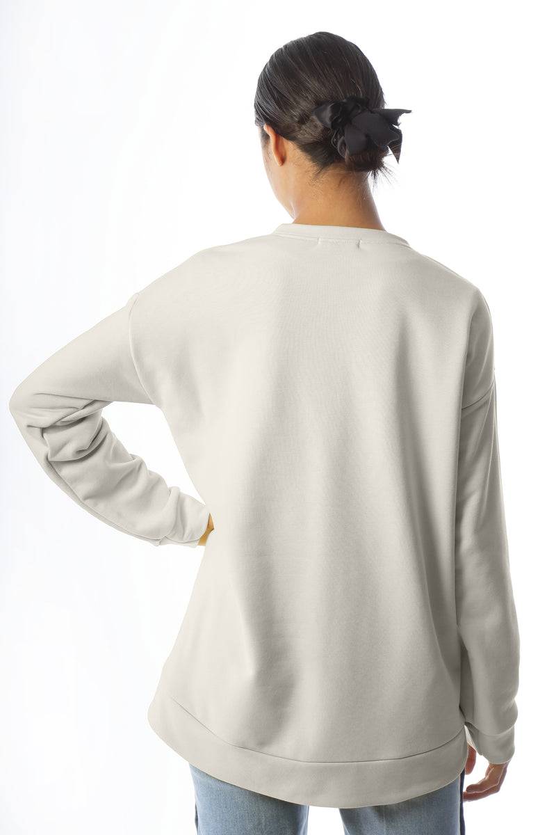 Paola T. Felpa in cotone stretch Discount Store per i nuovi prodotti