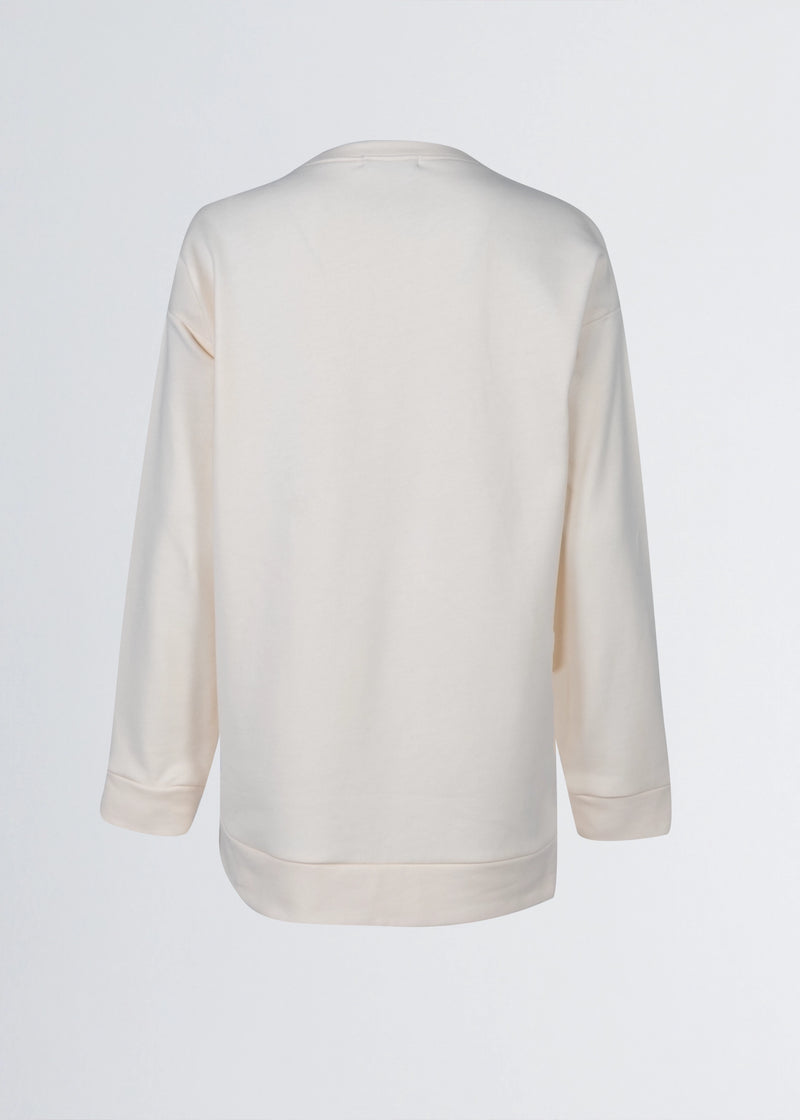 Paola T. Felpa in cotone stretch Discount Store per i nuovi prodotti