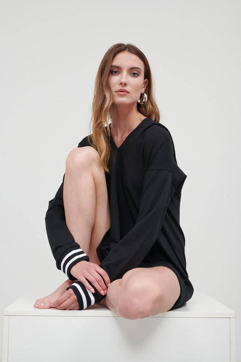 Paola T. Felpa con cappuccio oversize Sconti questo mese