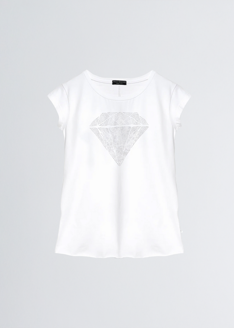 Paola T. Maxi t-shirt Diamond Prezzo Ridotto