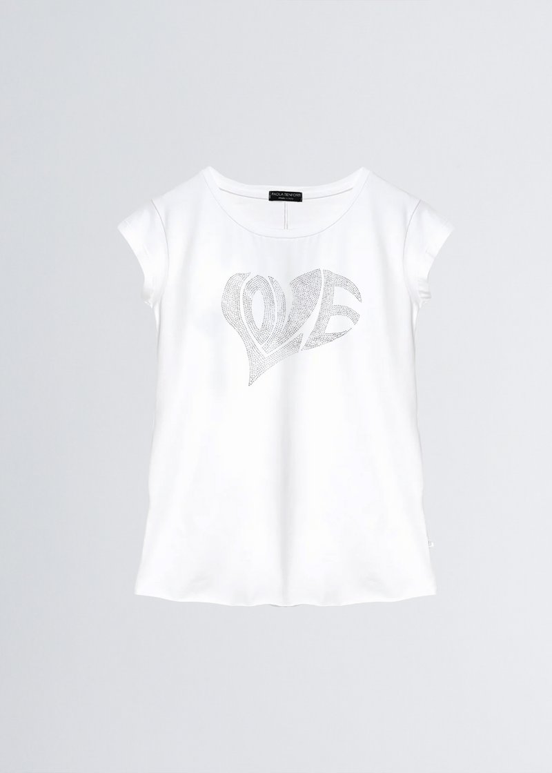 Paola T. Maxi t-shirt Heart Novità