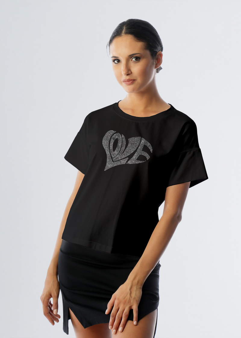 Paola T. T-shirt Heart Negozio