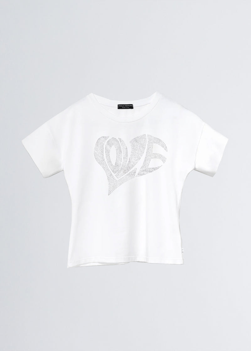 Paola T. T-shirt Heart In Saldo