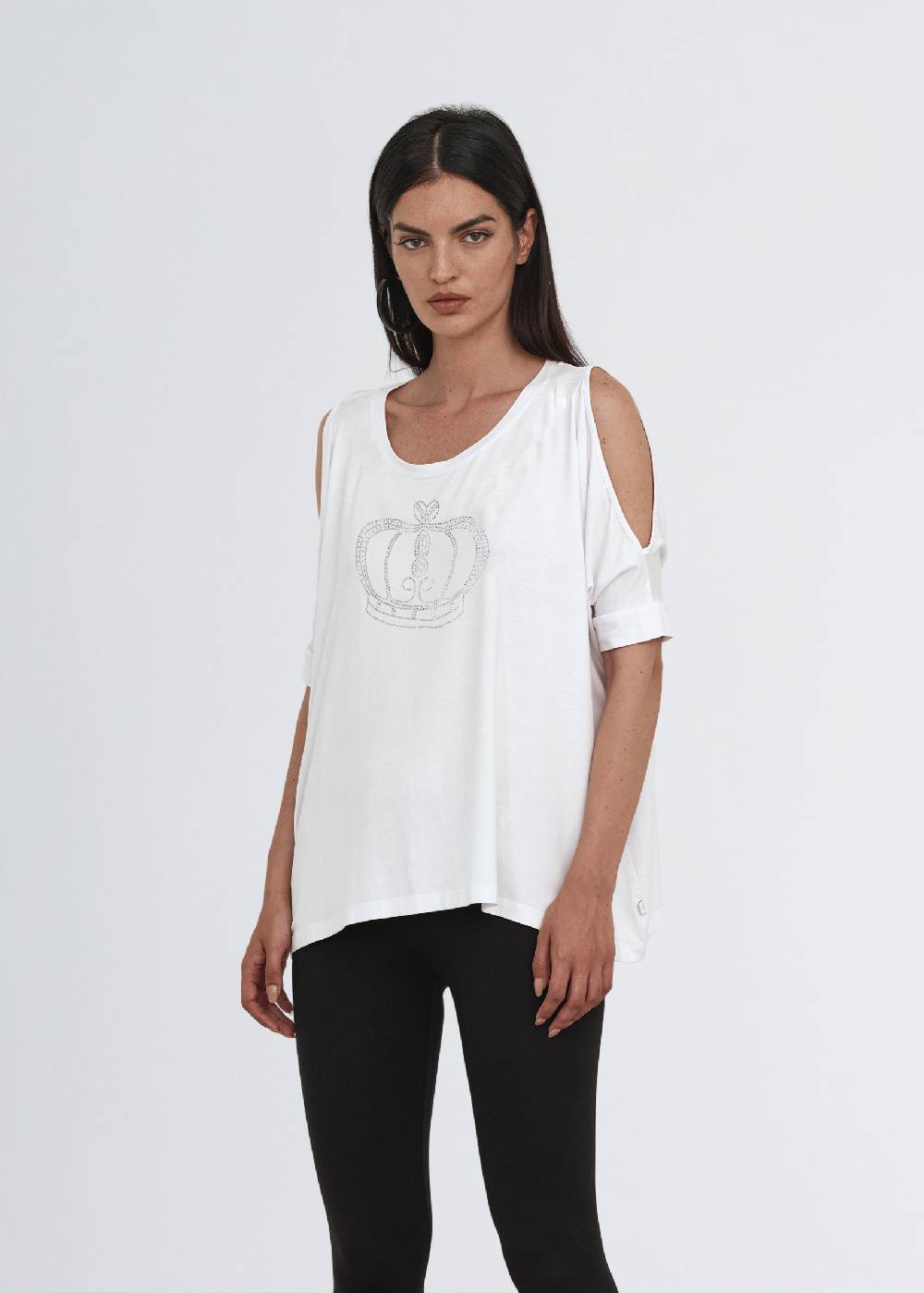 Paola T. Maglia in jersey di viscosa Queen Offerte stagionali