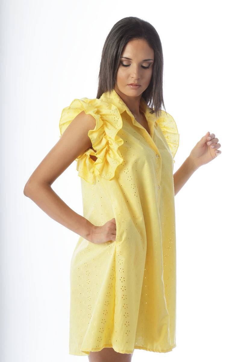 Paola T. Abito camicia in pizzo sangallo Ultimi tre giorni
