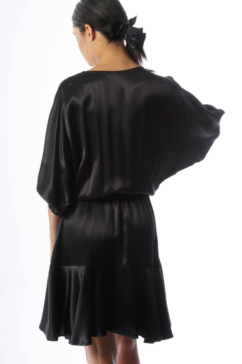 Paola T. Abito in raso di viscosa Latest stili