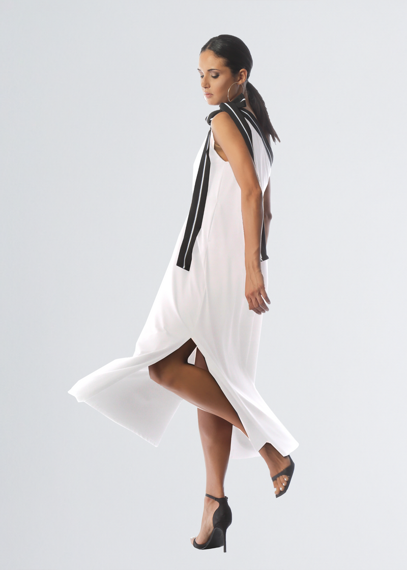 Paola T. Abito lungo monospalla 50% di sconto con spedizione gratuita