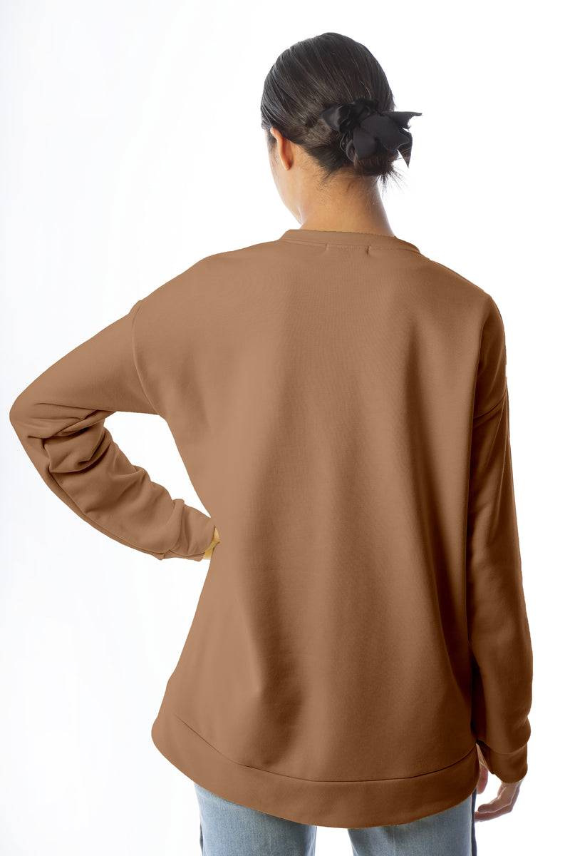 Paola T. Felpa in cotone stretch Duty-free
