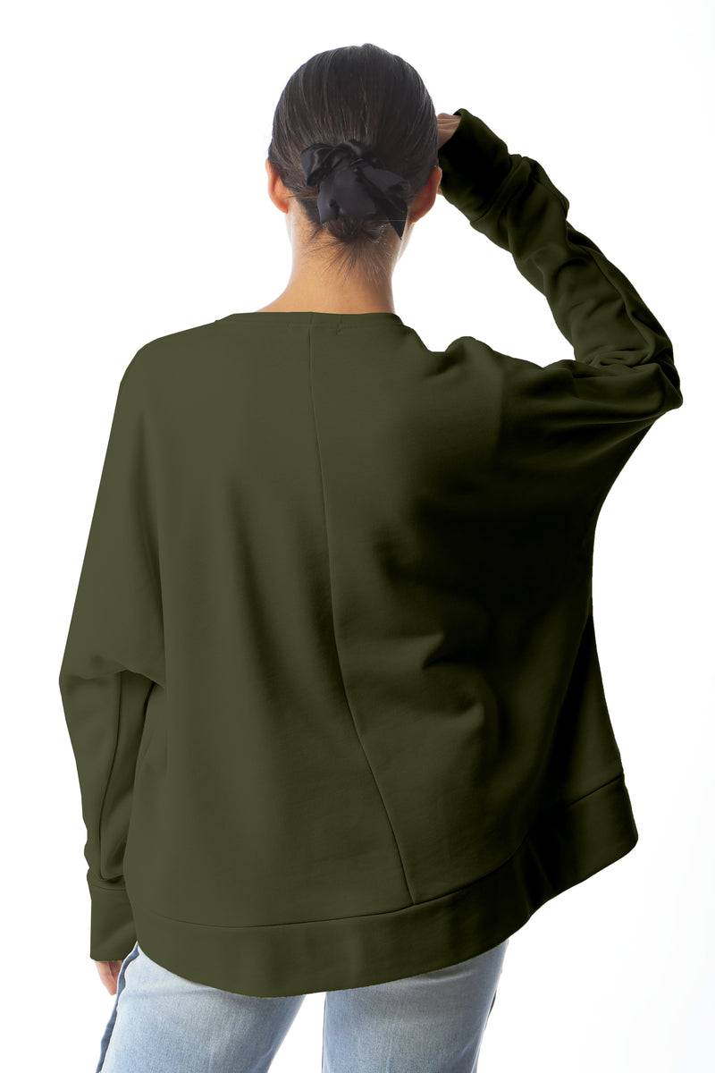 Paola T. Felpa corta in cotone stretch 2025