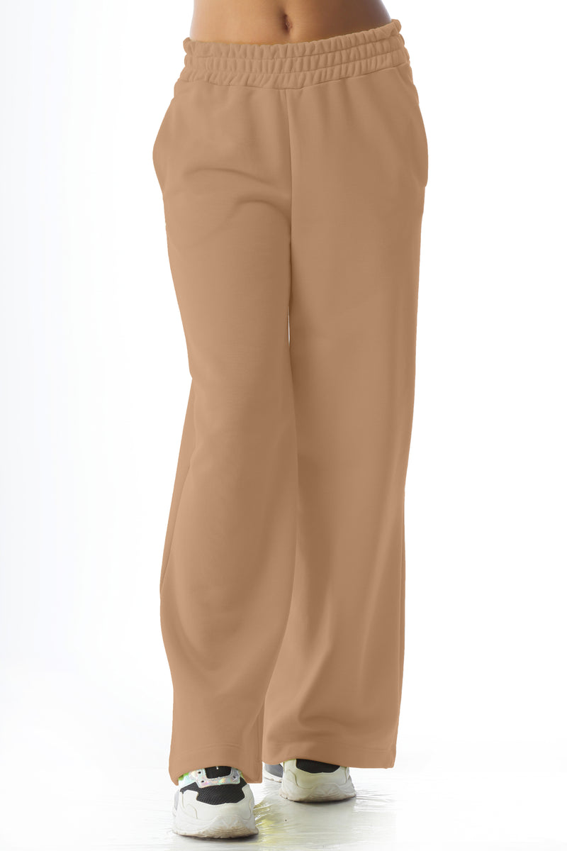 Paola T. Pantalone palazzo in cotone stretch Qualità