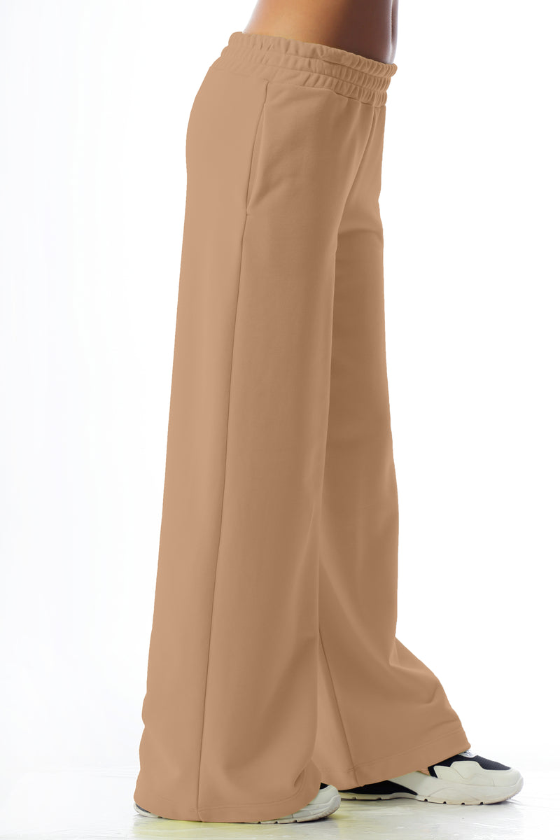 Paola T. Pantalone palazzo in cotone stretch Qualità