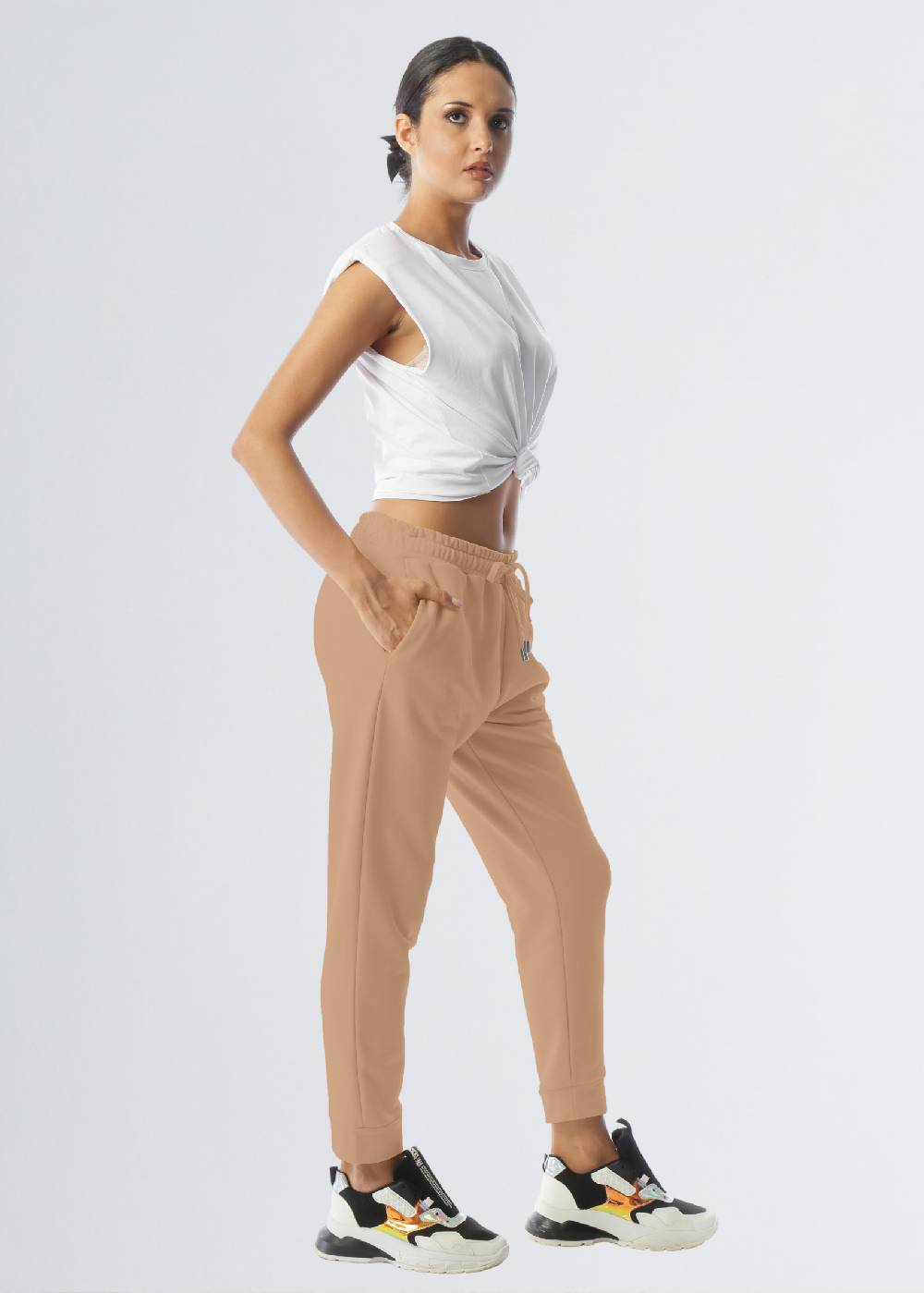 Paola T. Pantalone in cotone stretch Pezzi Unici