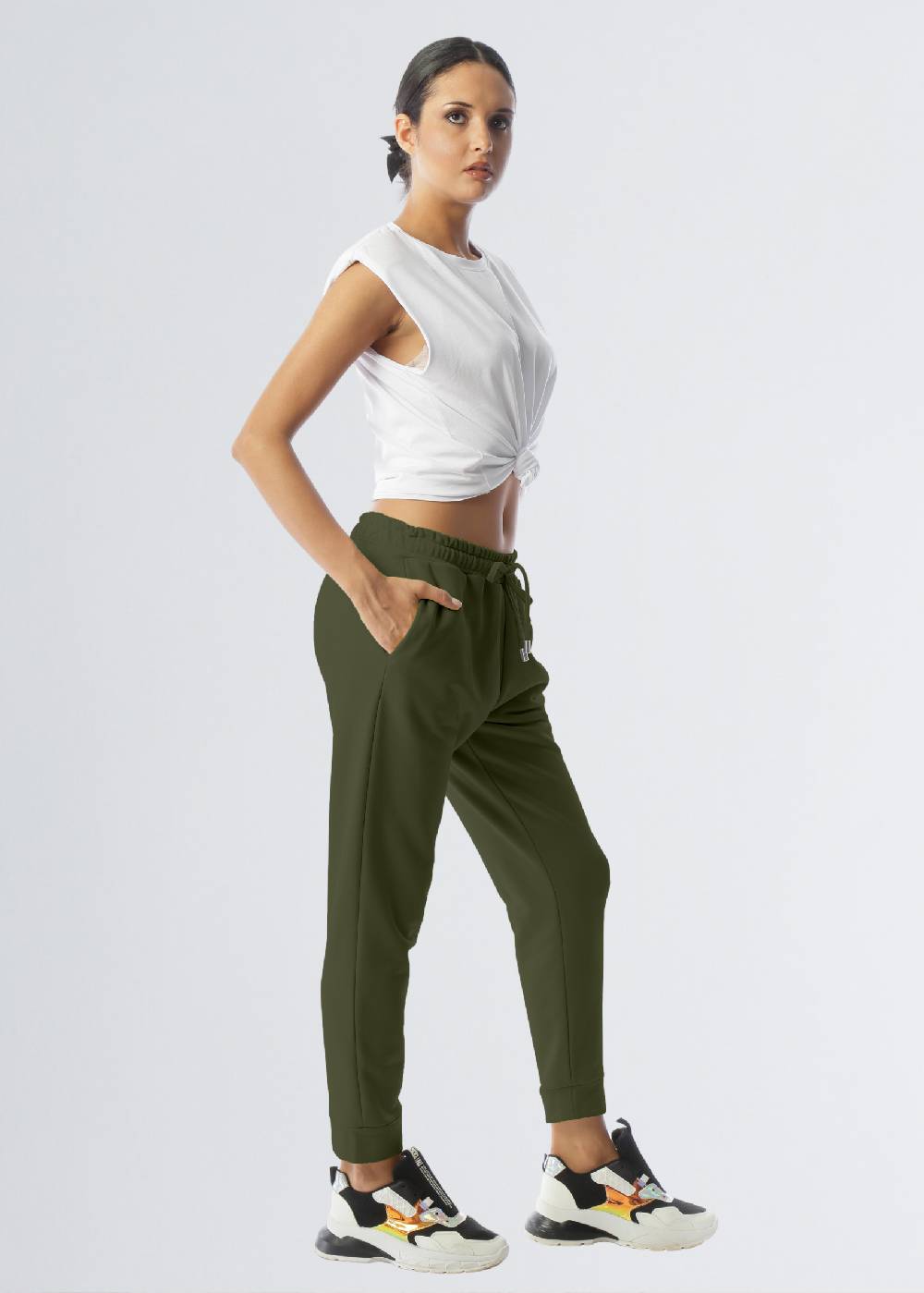 Paola T. Pantalone in cotone stretch Soddisfazione Garantita