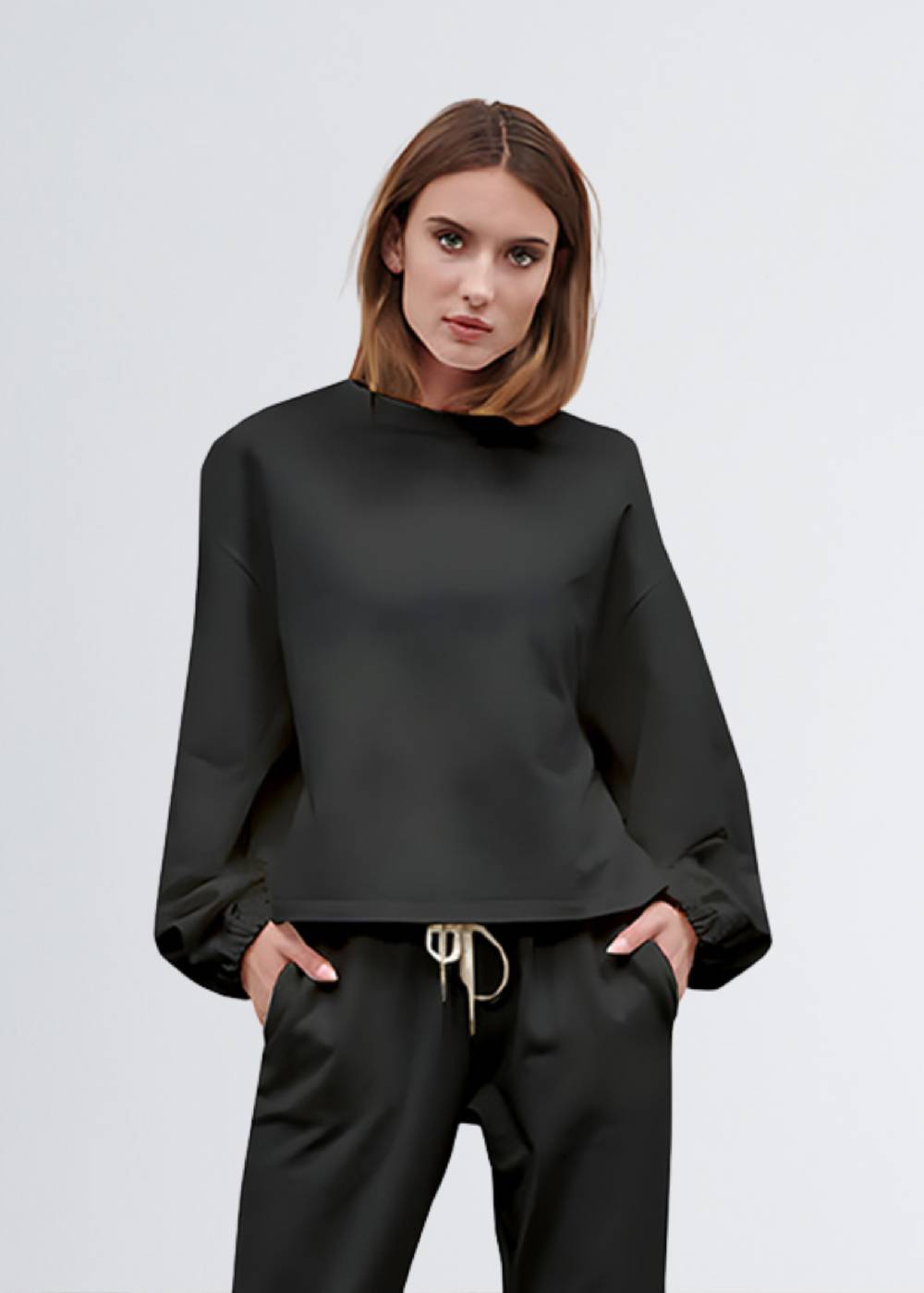 Paola T. Felpa in cotone stretch Promozione Limitata