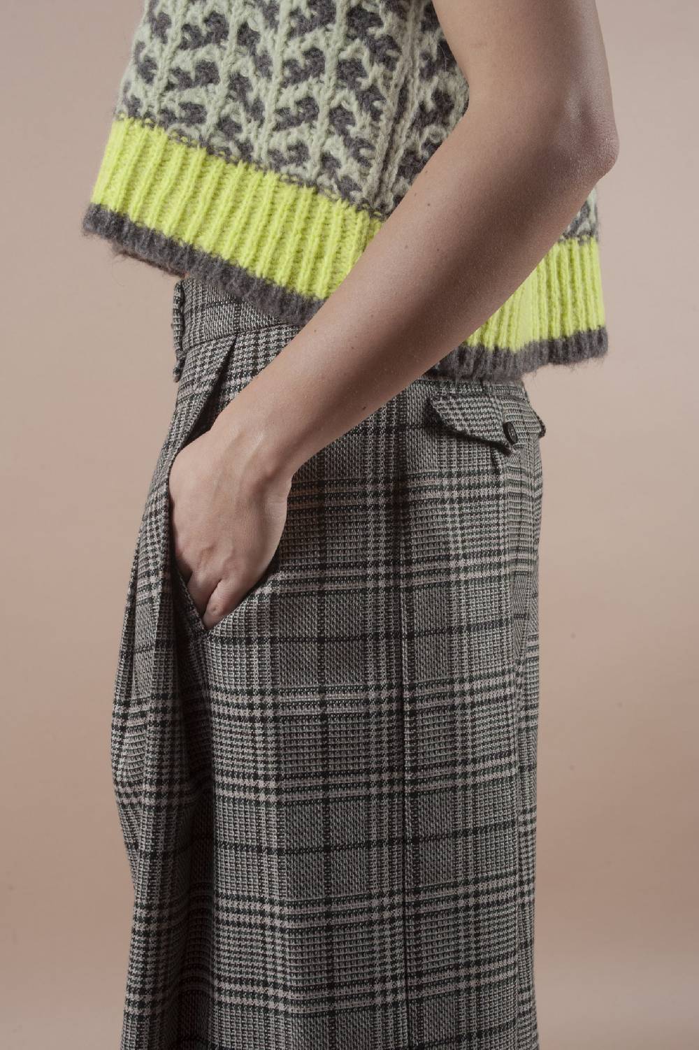 Pdr Phisique Du Role PHISIQUE DU ROLE MILANO PANTS IN TWISTED WOOL In Linea