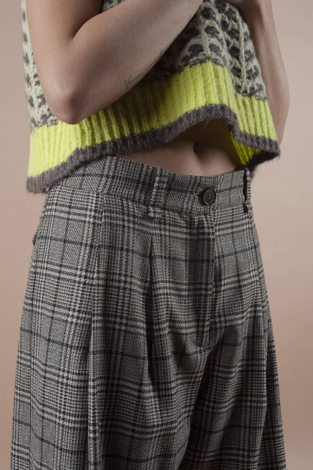 Pdr Phisique Du Role PHISIQUE DU ROLE MILANO PANTS IN TWISTED WOOL In Linea
