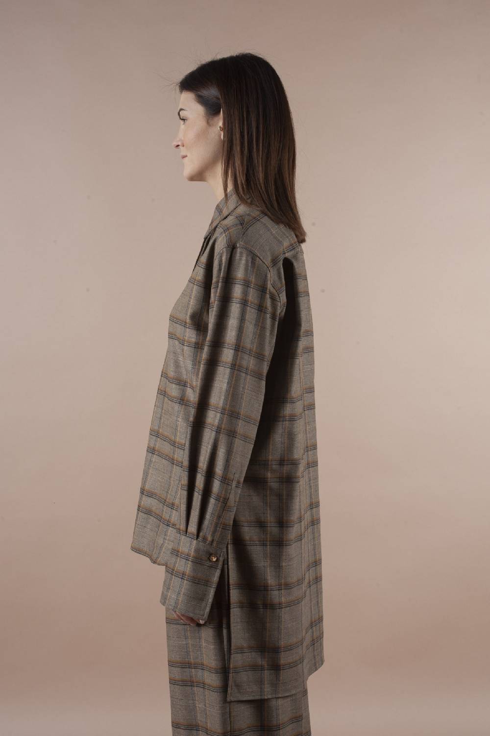 Pdr Phisique Du Role PHISIQUE DU ROLE SHIRT IN LIGHT TARTAN VIRGIN WOOL Nuovo