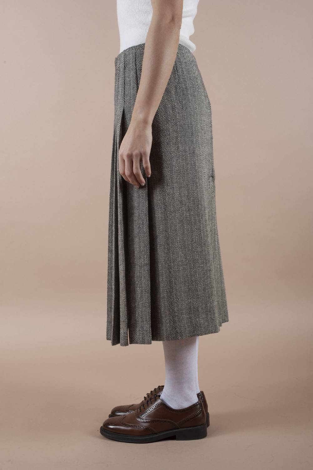 Pdr Phisique Du Role PHISIQUE DU ROLE SKIRT WITH PLEATS RESCA WITH CIMOSSA FRONT Qualità