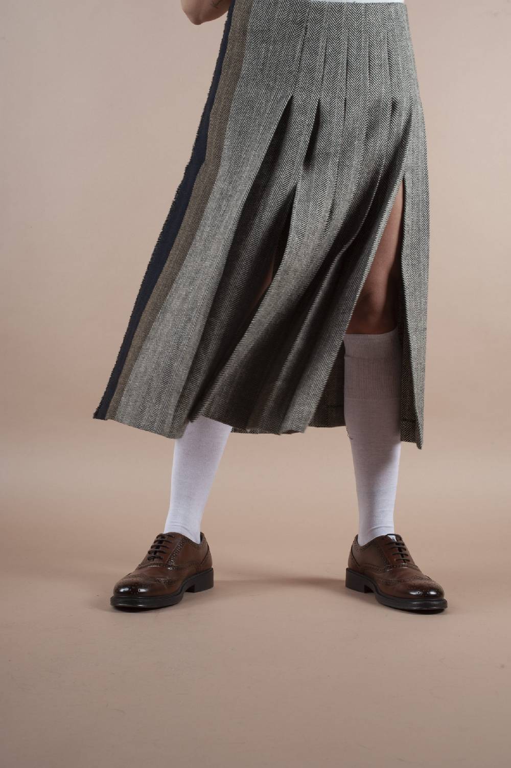 Pdr Phisique Du Role PHISIQUE DU ROLE SKIRT WITH PLEATS RESCA WITH CIMOSSA FRONT Qualità